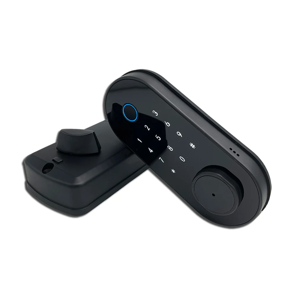 Double Sided 2 Side Shenzhen Room Rfid Push Pull Password Easy Install Mini Luggage Fingerprint Lock