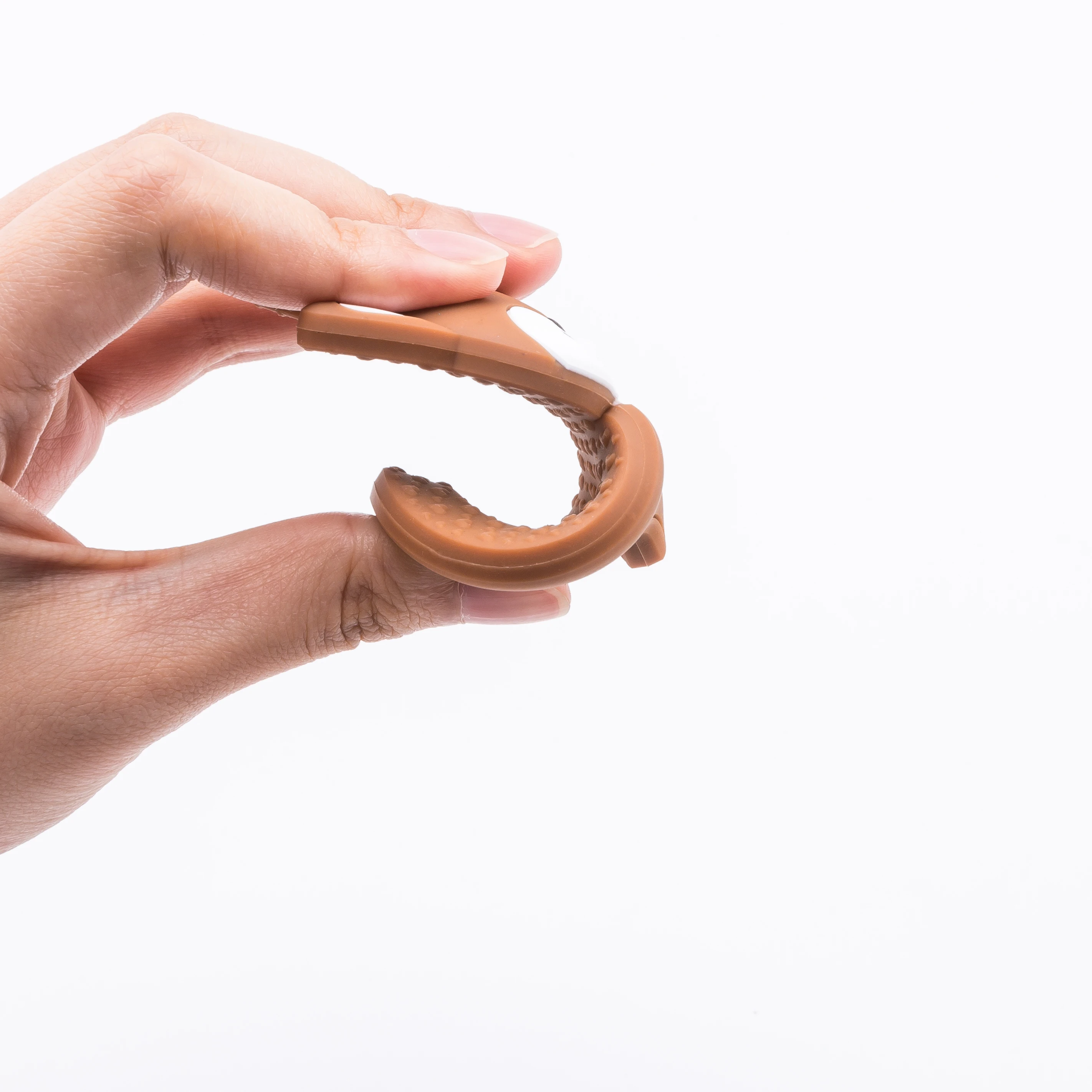 Новый пользовательский раунд/пустой/герметичная/одноразовые сушеная Лисий органический в форме животных Детские Прорезыватели для зубов силиконовый игрушки успокаивающее ребенка боль при прорезывании зубов