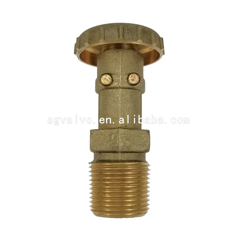 Competitive price lpg gas brass valve 27mm size 12.5kg gas cylinder use for africa market