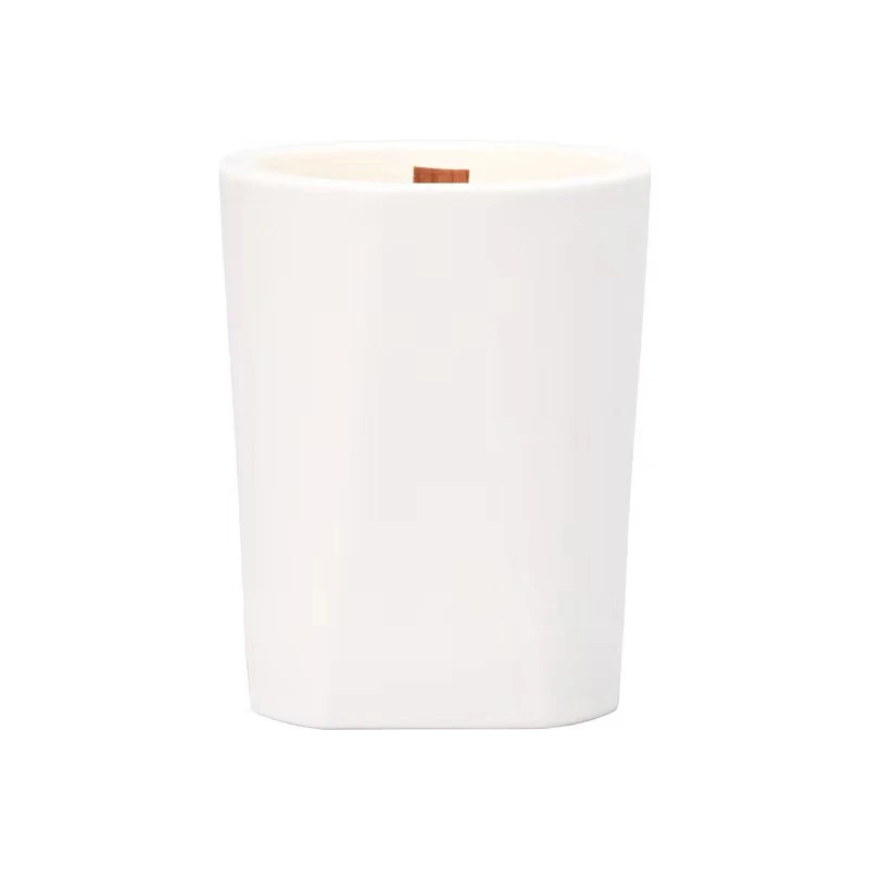 Factory Custom High Quality Matte Candle Vessels Empty Container Colorful Concrete Ceramic Candle Jar