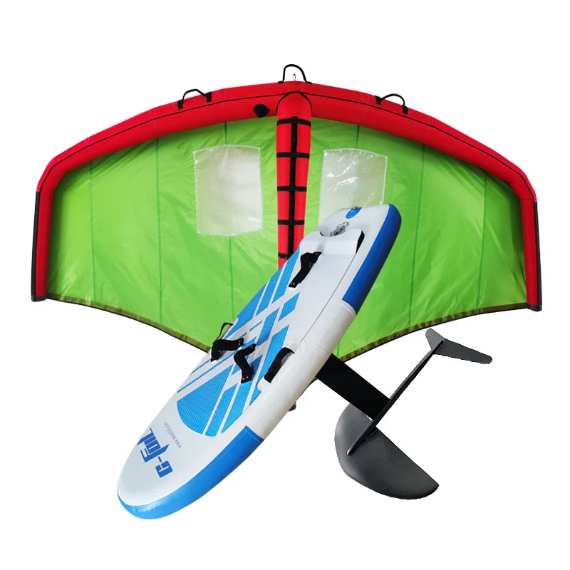 Water Surfing Carbon Fiber Inflatable Hydrofoil Board Windsurf 3m 4m 5m 6m 7m  Surfboard Water Scooter Foil Wing Set
