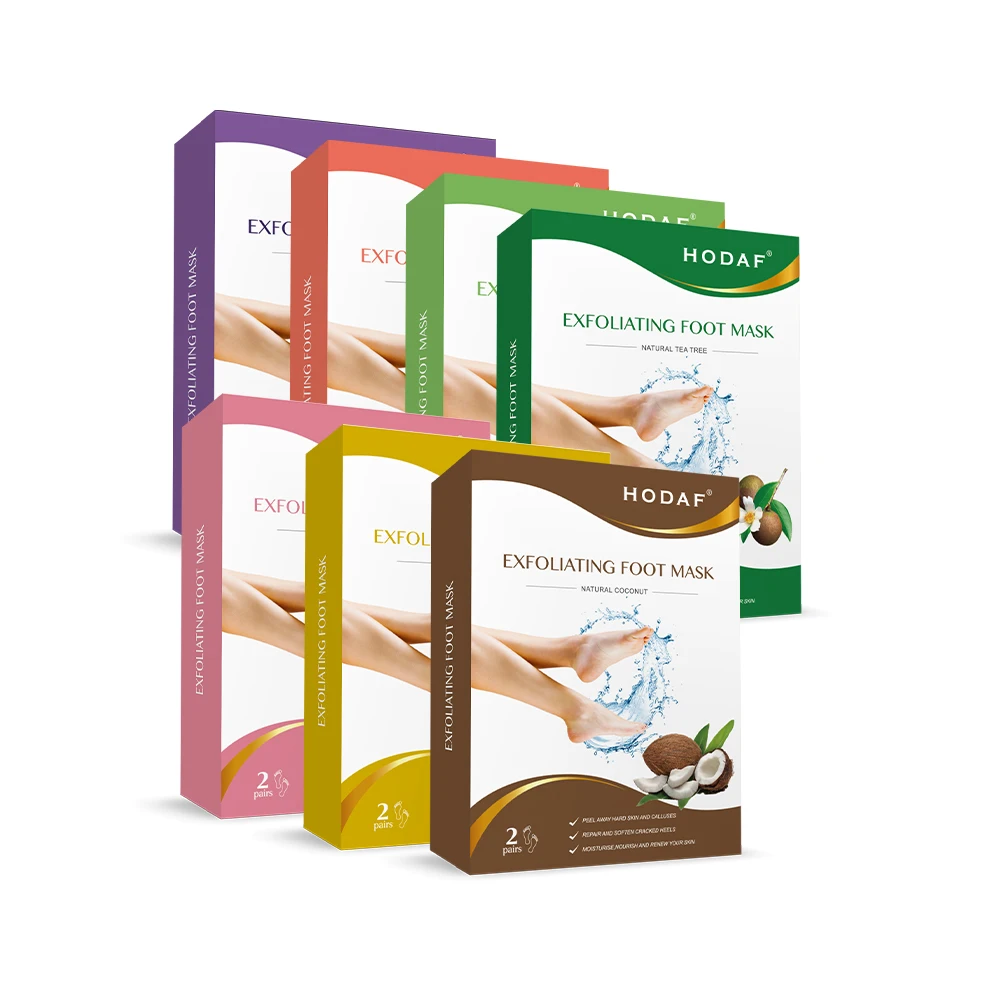 HODAF Private Label Natural Organic Jelly Pedicure Lavender Feet Peeling Mask