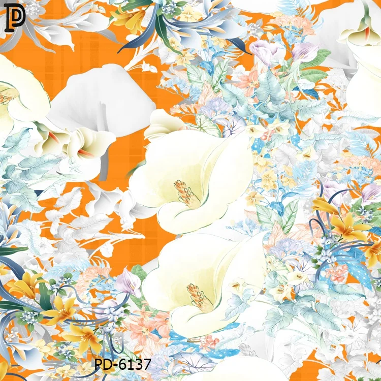 High Quality Polyester Korean Velvet Velvet Digital Printing Fabric