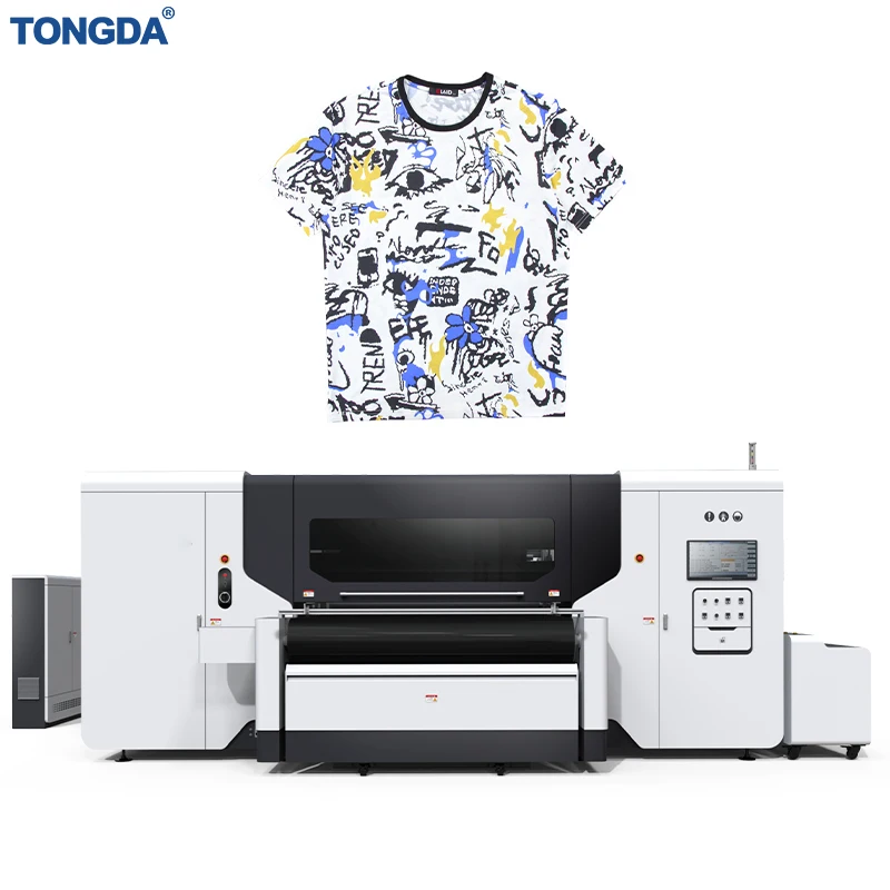 Tongda Pigment Ink Digital Printing Machine With RICOH Brand Printhead For Textile Fabrics