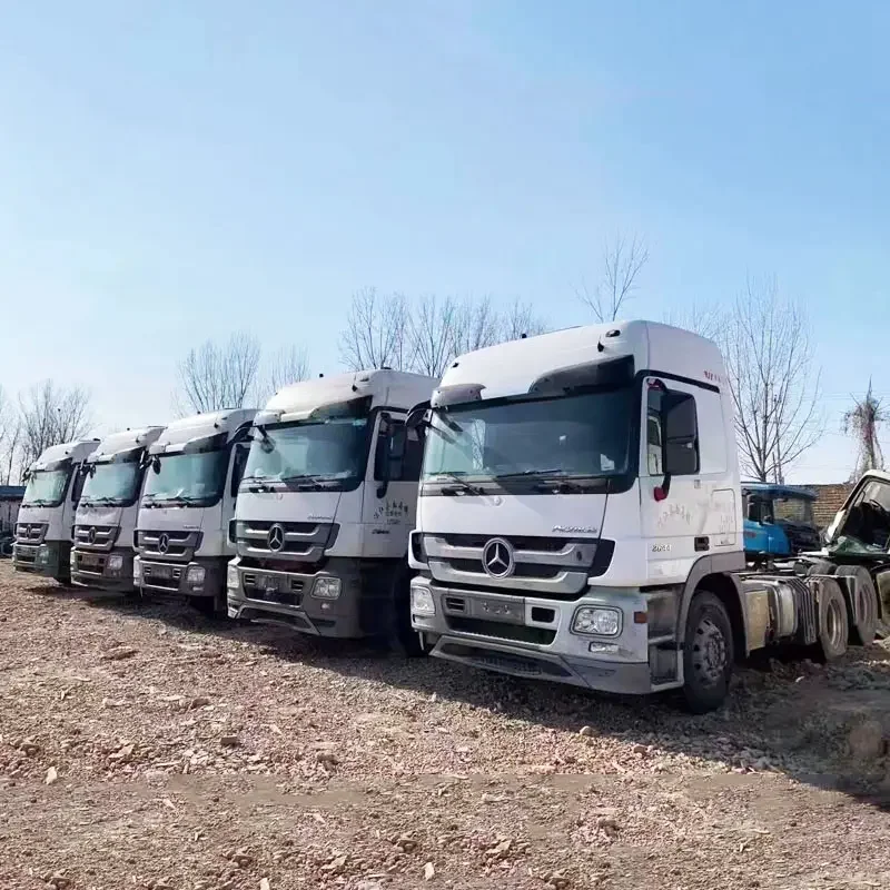 Benz Second Hand 6*4 Tractor Truck Trailer Head Truck in Good Condition