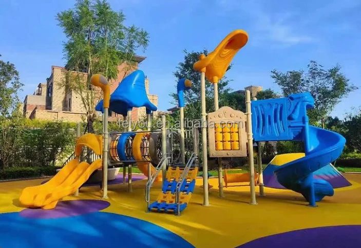 Kids Playground Climbing Outdoor Equipment Park Children Outdoor Playground Plastic Slide for Children