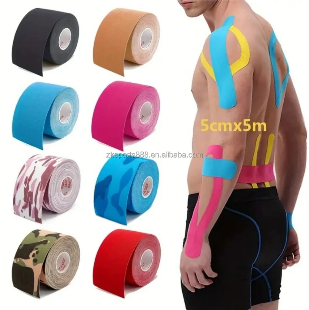 10cm * 5 m Indoor and outdoor sports KT Muscle Kinesios Tape Kinesiology Tape