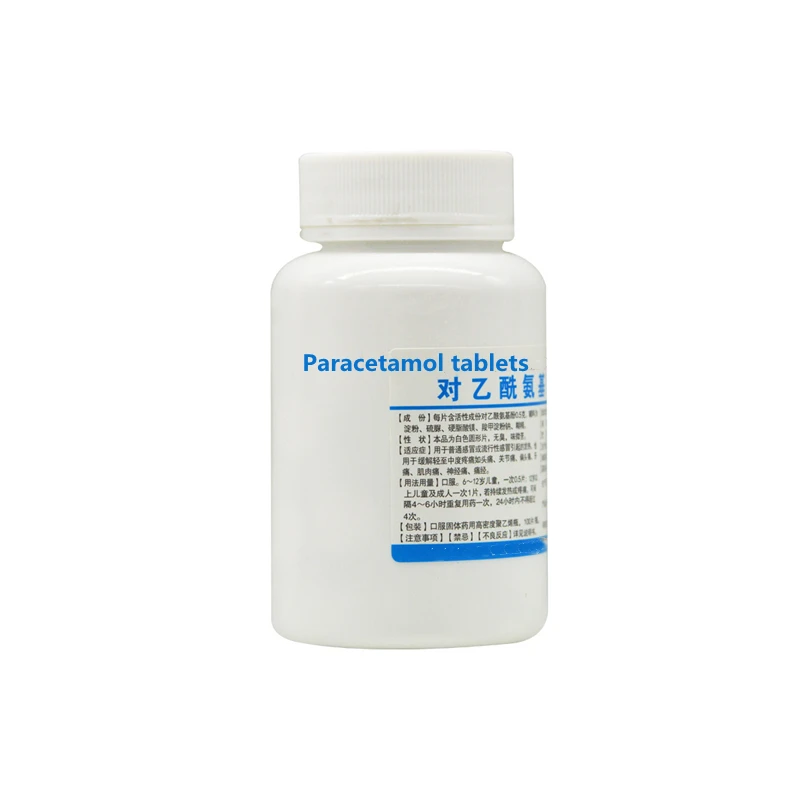 
headache, toothache, dysmenorrhea 500mg*100 tablets of paracetamol 