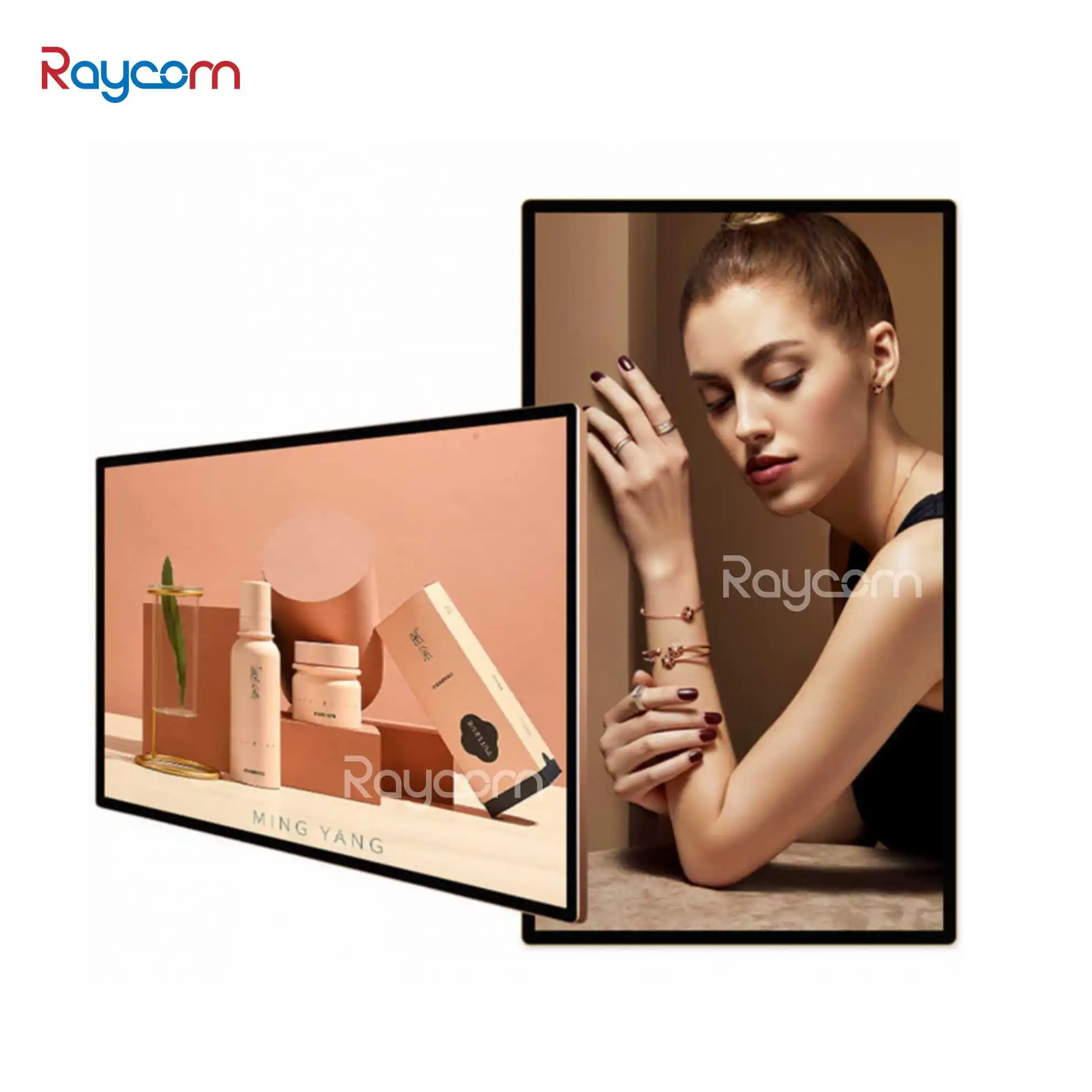 55 Inch Anti-Glare LCD Advertising Screen 4K Video Wall Digital Signage Kiosk with SDK Function LED Poster Specification