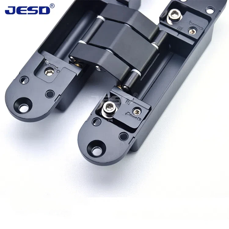 JESD Multi-function Concealed Hidden Door Hinge Easy Installation H Shape Folding 3D Adjustable For Furniture Wooden Door