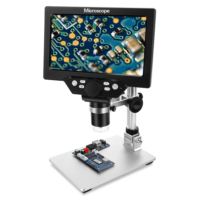 LCD 7 Inch Wireless Digital Microscope Handheld 1-1200X Magnification Camera Video Recorder Digital Usb Microscope