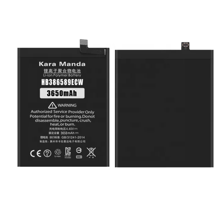 Wholesale Custom Cell Phone li-Polymer Battery HB386589ECW Battery Replacement for Huawei Battery Nova3/Nova4/ P10Plus/ Honor8X