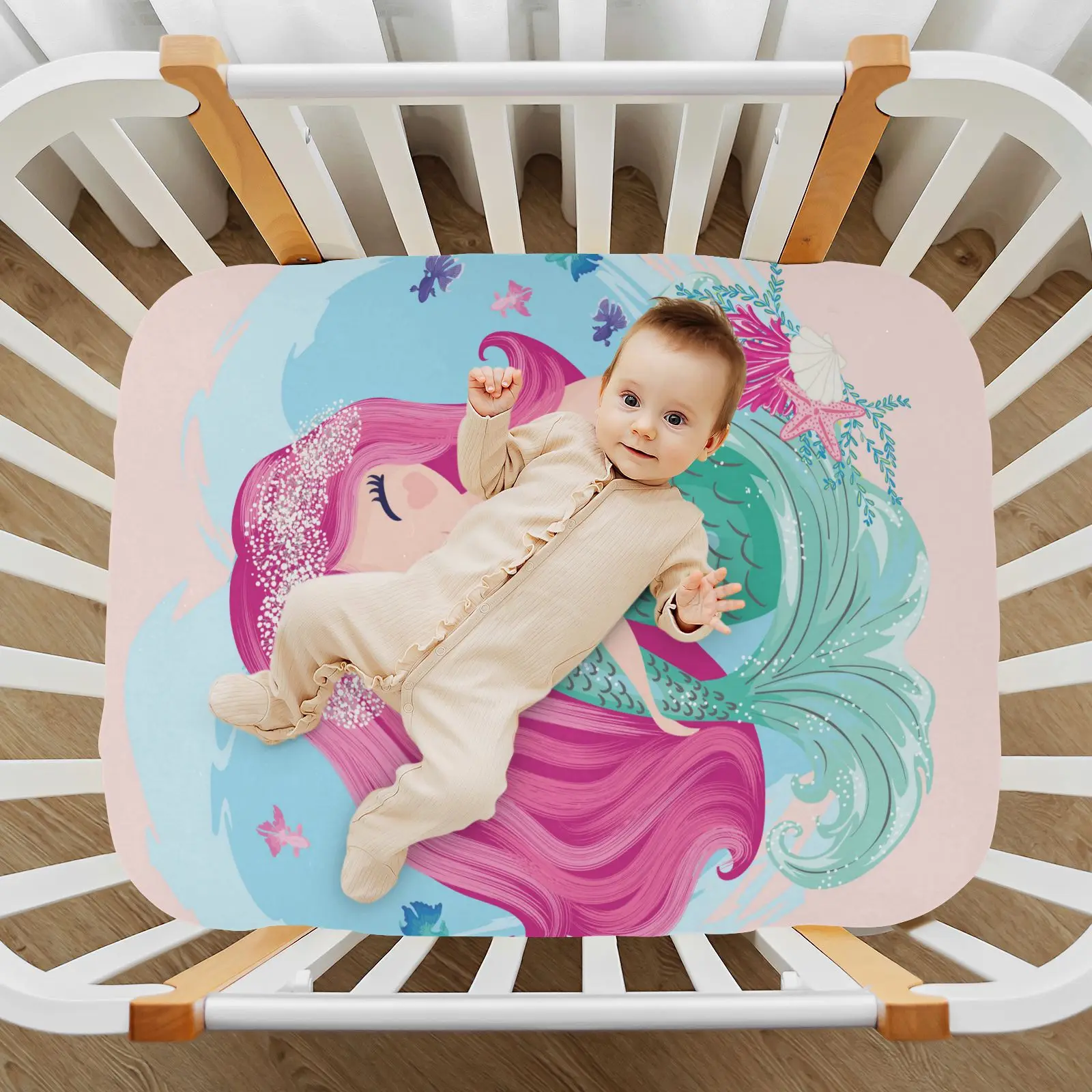 Wholesales Custom Printing Soft Personalized Cotton Soft and Breathable Microfiber Flat Bed Sheet For Kids