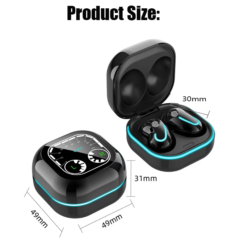 New Product Ideas 2021 S6 TWS Wireless Earphones Mini Waterproof Music Earpieces Stereo Sports Earbuds for iPhone Samsung