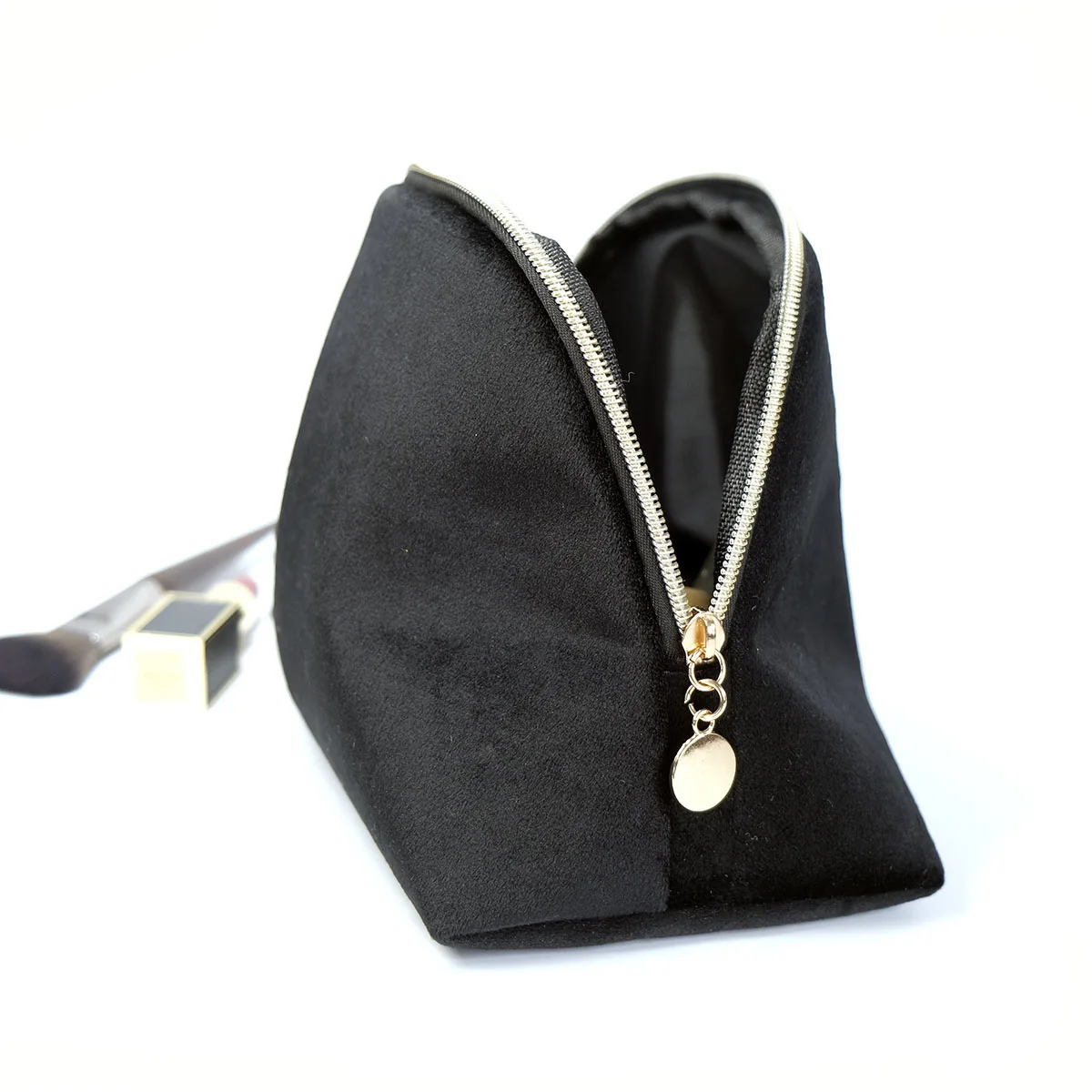 New Girls Velvet Organizer Cosmetic Bag Vintage Toiletry Bag Women Luxury Velvet Travel Makeup Bag Lipstick Pouch Beauty Case