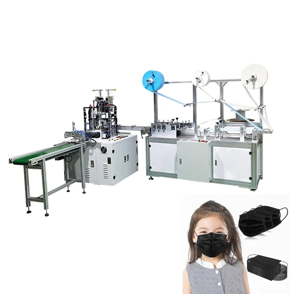 Fully automatic mask making machine 3 ply nonwoven fabric disposable medical facemask facial surgical face mask machine