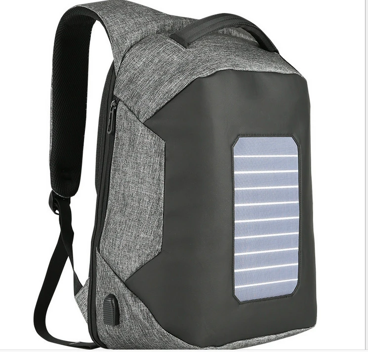 2024 Hiking Waterproof Riding Cycling Use Waterproof 35L USB Solar Bag Charger Outdoor Solar Panel Backpack for Phone Camera