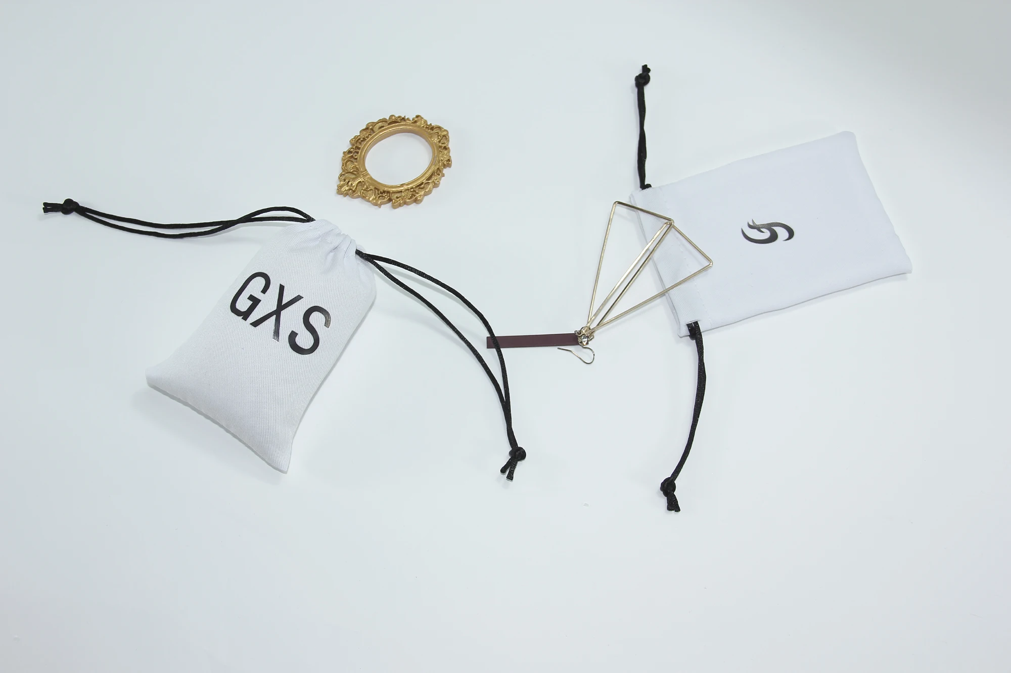 Wholesale Durable Custom Logo Twill Cotton Drawstring Dust Bag  Packaging for  Gifts