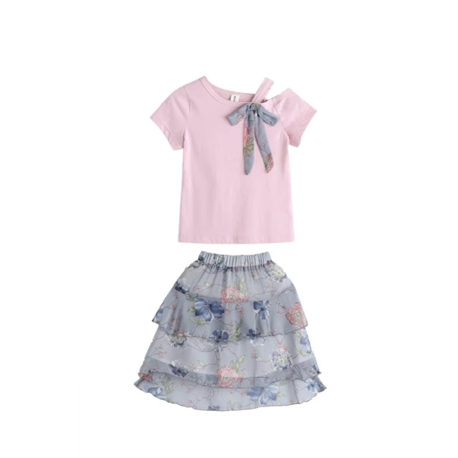 
SE7927 Girls Clothing Korean Sets Summer Girls Clothing Sets Kids Clothes Hot Sale For Child Clothing Set 