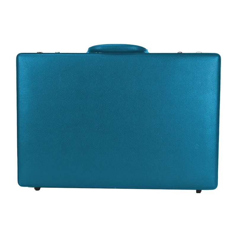 Portable PU Leather Briefcase Business Bag  Large Space Laptop Case Document Storage Customized Briefcase