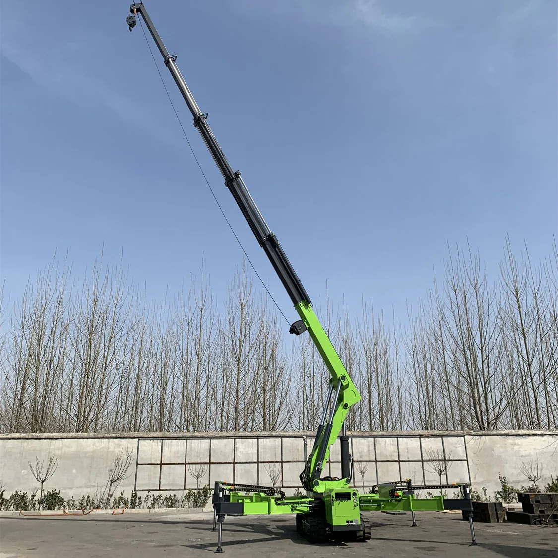 Chinese Factory Price Hydraulic Knuckle Folding Boom Crane 6 Ton Knuckle Boom Crane