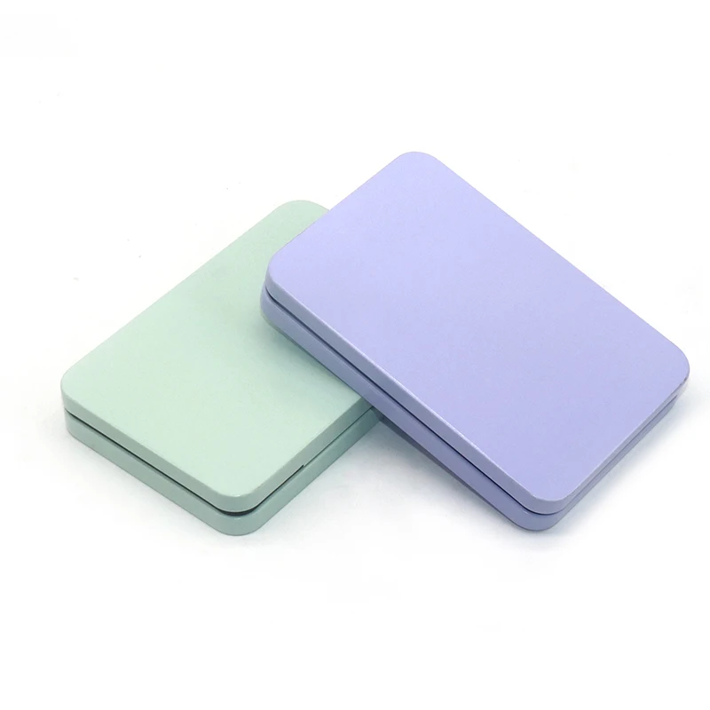 Manufacturers custom Reusable small metal hinge packaging tin box