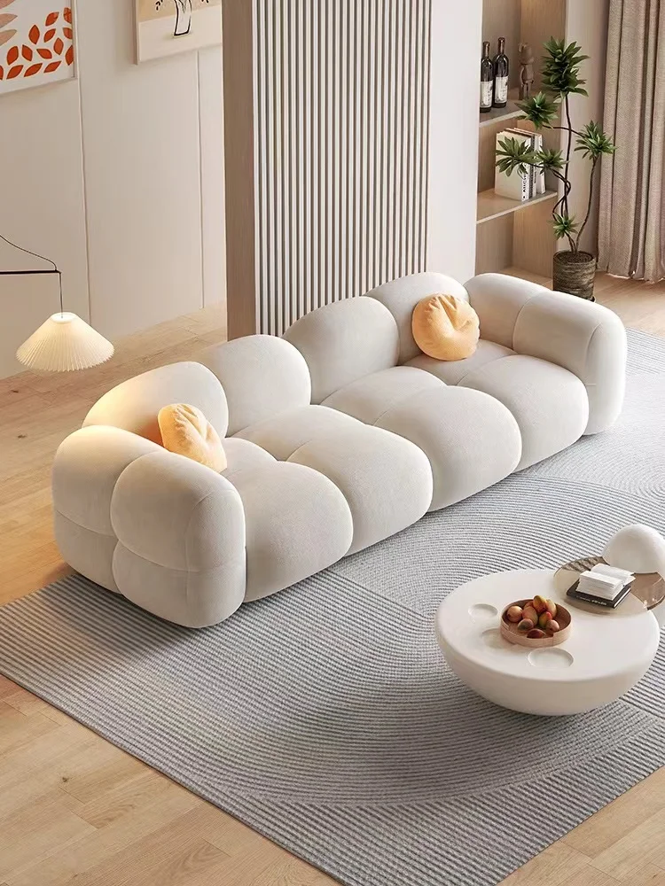 Solid Wood Frame Tufted Modular Fabric Sofa Good Price New Product for Apartment Living Room and Workshop Home Furniture