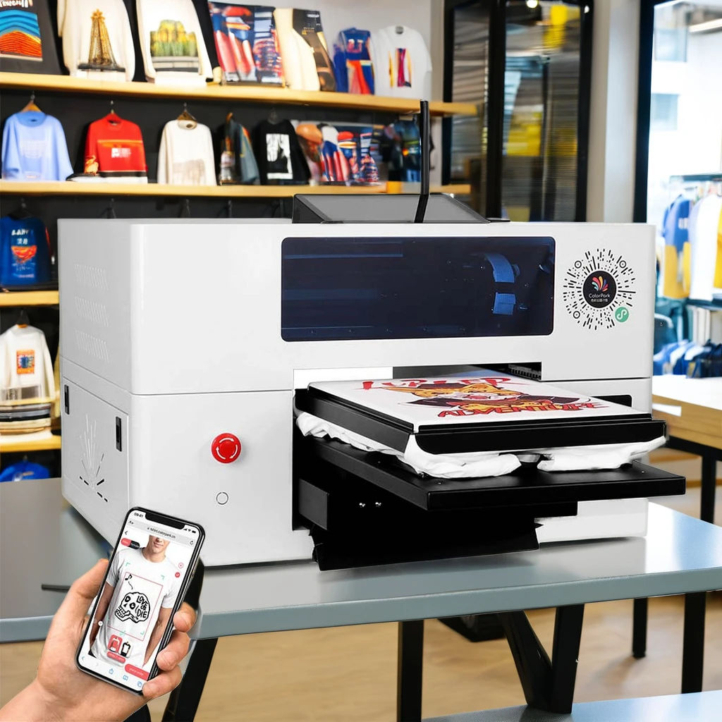 New Product Epson XP600 DTG T-Shirt Printer A3 Flatbed Inkjet Automatic Printer Small Business Friendly