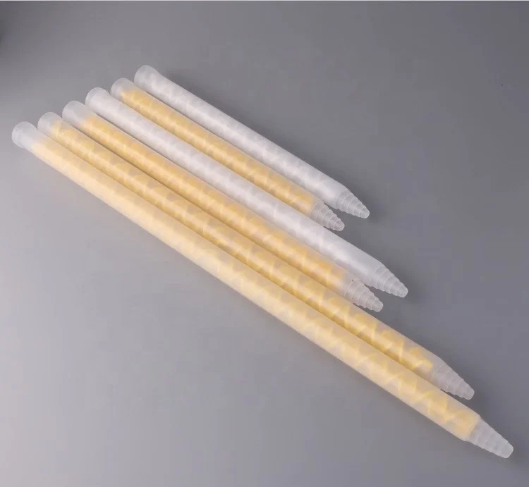 Dual Epoxy Static Mixer  MC13-18 Plastic Mixing Nozzle Machine Mixer Tip for ABglue, Adhesive, Epoxy