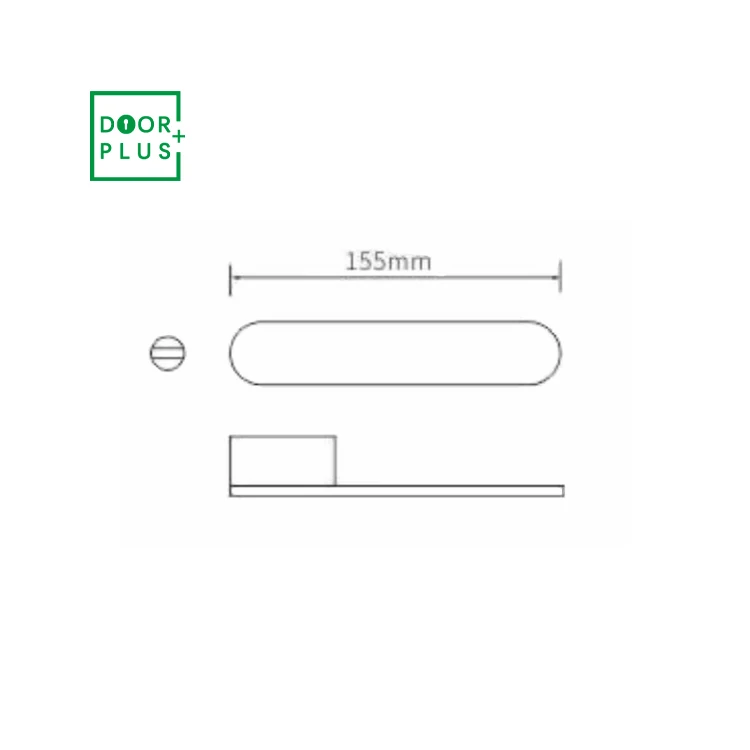 Модный дверной аксессуар Doorplus, внешний кожаный замок конфиденциальности для помещений, дверные ручки из цинкового сплава