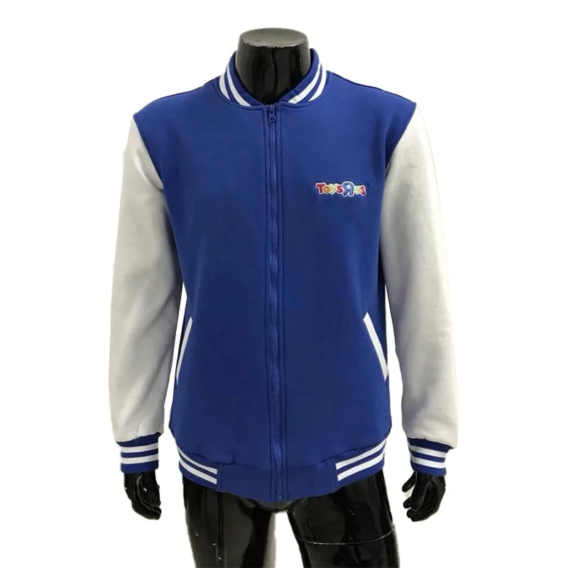 Custom High School Uniform Baseball Blazer Team Stadium Letterman Bomber Coat Vintage Jacket Zip Casual Streetwear Children