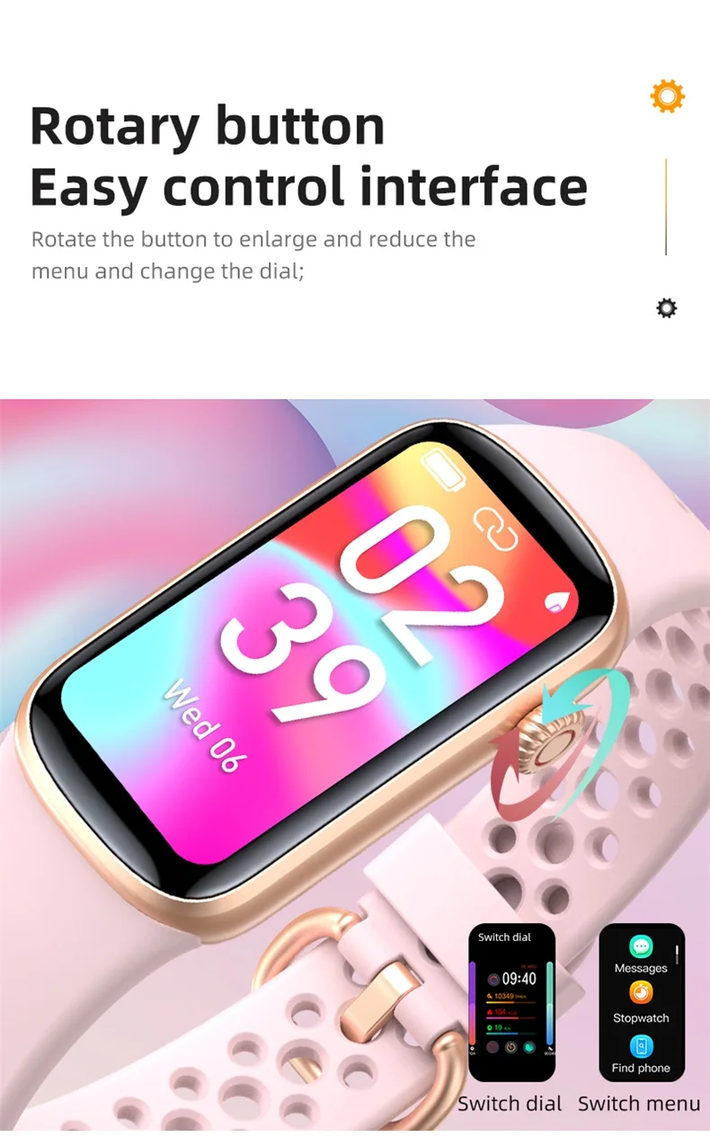 Factory Wholesale Fitness Band Smart Watch H91 IP68 Waterproof Smart Bracelet Watch Ladies Smartwatch_04.jpg