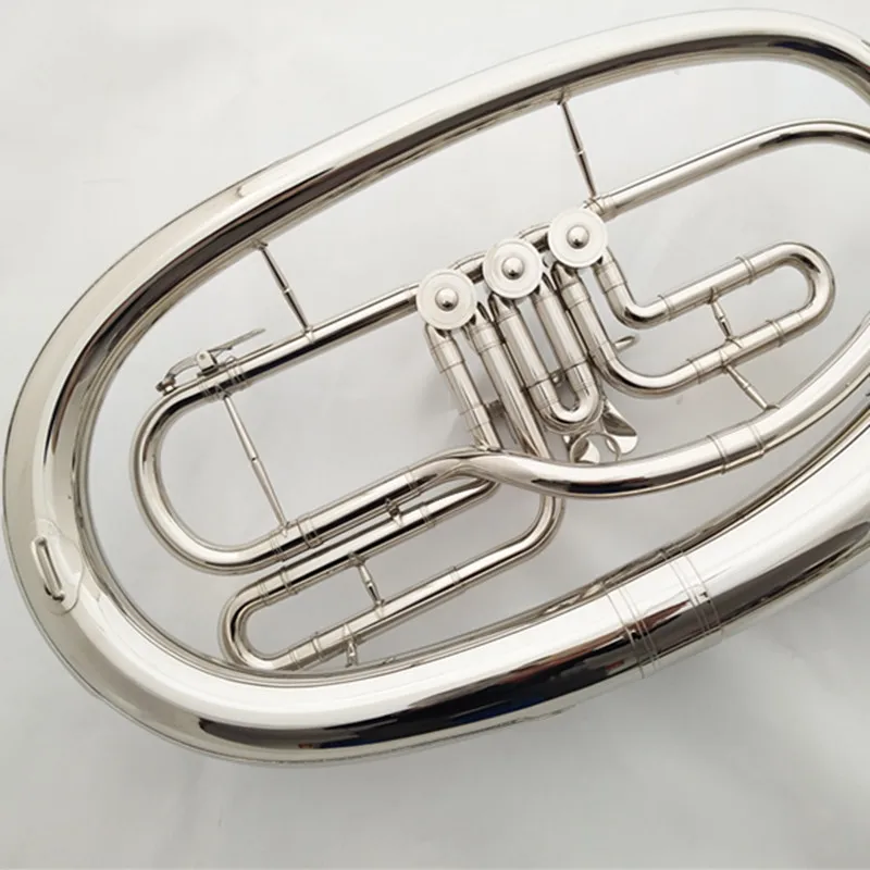 
Weifang Rebon Bb key Nickel Silver Tenor tuba 
