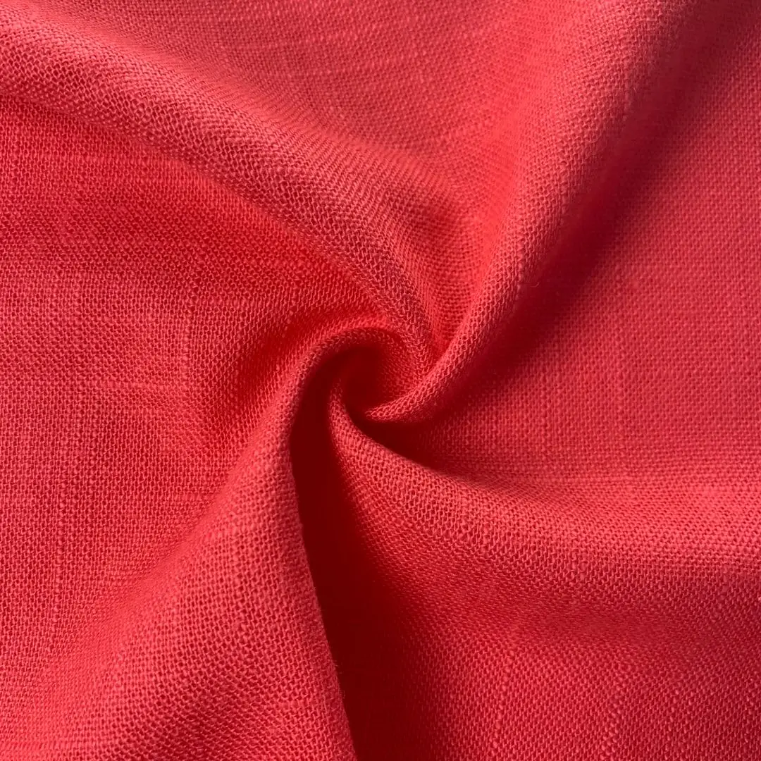 China Suppliers Linen Rayon Blend Fabric Linen Fabric For Garment