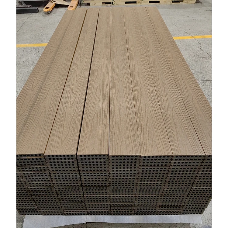 3D Embossed Woodgrain outdoor waterproof wpc flooring WPC Composite decking