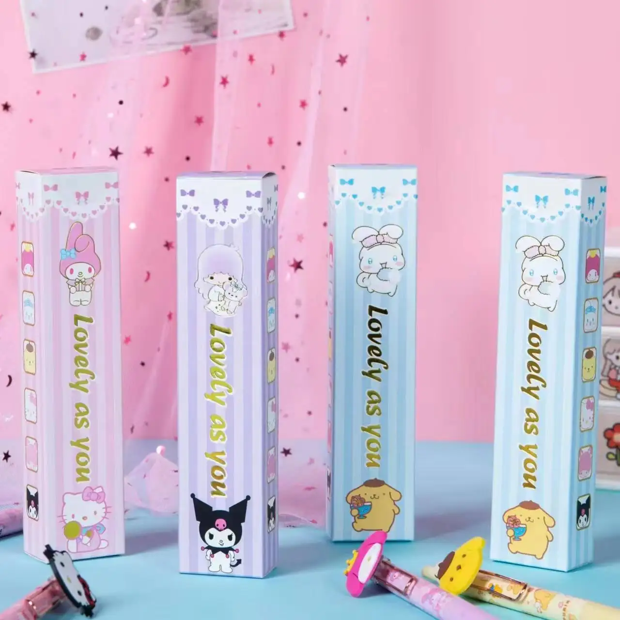 Sanrio мультфильм штора коробка пресса средней и начальной школы прекрасная