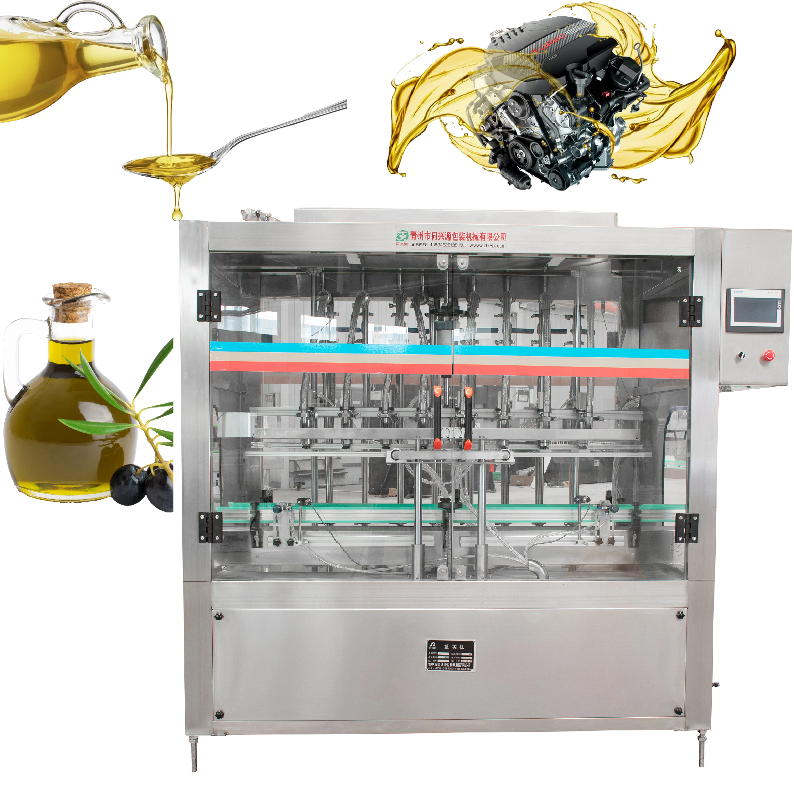 Automatic 200-10000 ml fill machine Vegetable Sesame Corn Olive Edible Cooking Vegetable Oil bottle filler
