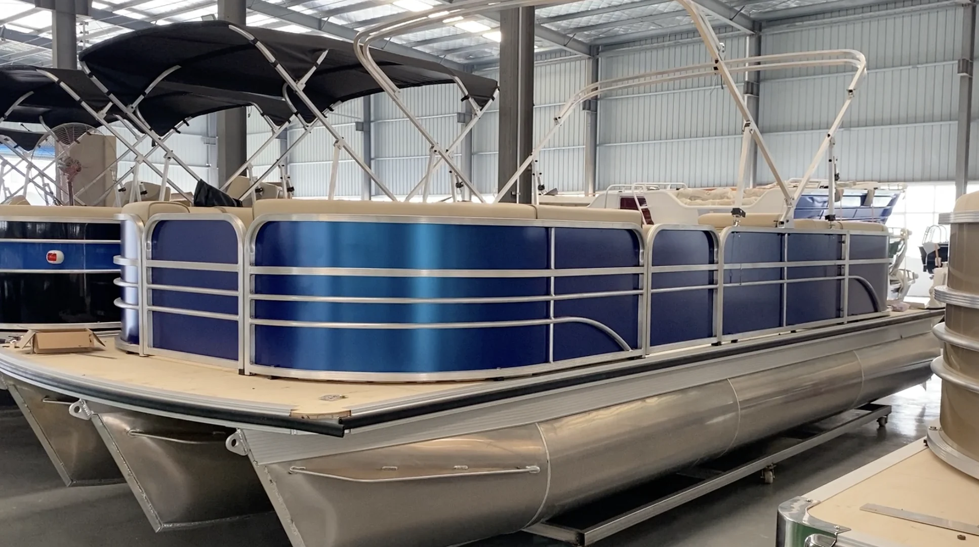 Лодка понтонная Allsea Allux 21ft трехтрубчатая лодка для отдыха на