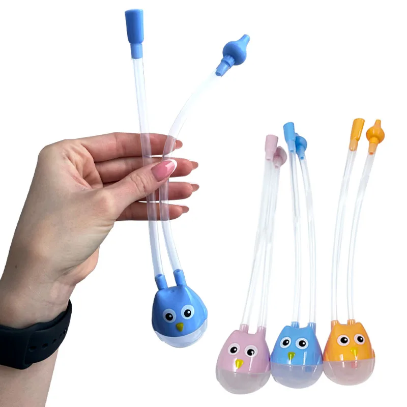 Hot Newborn Baby Vacuum Suction Nasal Aspirator Safety Nose Cleaner Infant Nasal Catheter Device Baby Care Tools
