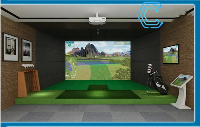 Многофункциональная домашняя Спортивная тренировочная система 3d игровой симулятор игры в гольф с