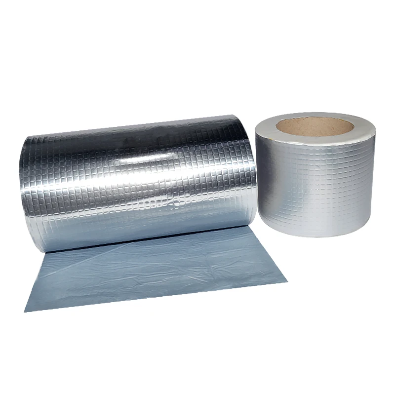 Roofleakagewaterproofing Aluminum Foil Alu Butyl Rubber For Roof Super Waterproof Tape