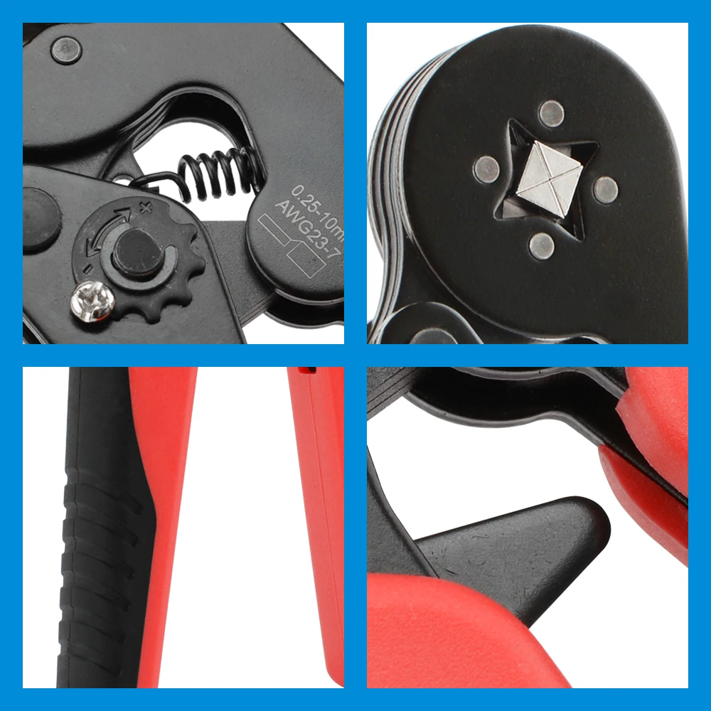 Self-adjustable Wire Crimping Tool Kit With 1200PCS Ferrule Terminals Crimping Kit Wire Stripper Plier Multi Hand Tool