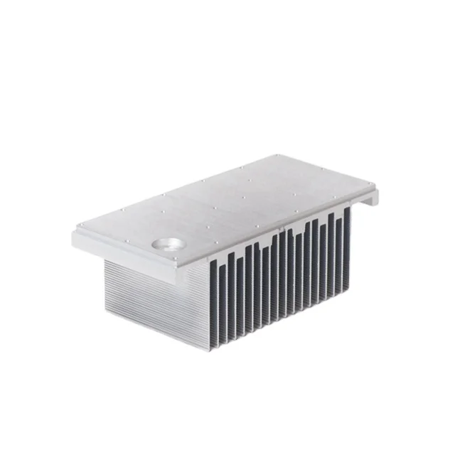 Custom aluminum extrusion profile with cnc machining for heatsink cooling system