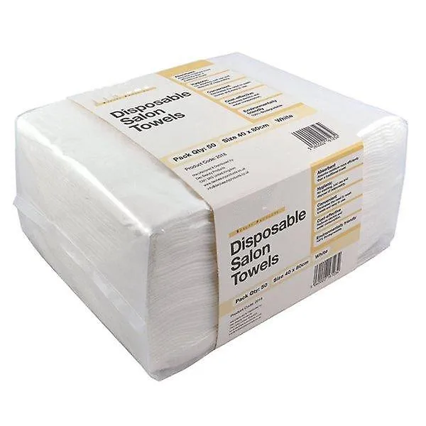 Medium 40*80cm/32*17IN Disposable Towel for Beauty Salon White Color