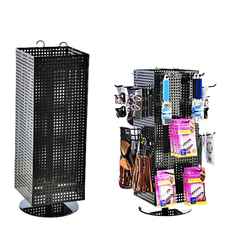 Черные металлические крючки для клейкой панели вращающаяся стойка аксессуаров сотового телефона дисплея