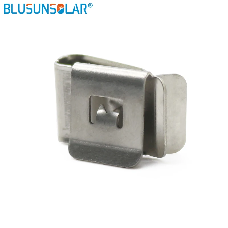 LEADER Wholesale Price Stainless Steel 304 Material Cable Clip for Solar Panel System