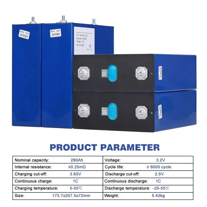 GRE stock LF280K 3.2V 280Ah 300Ah Lithium Ion Battery Cell Prismatic Solar Lifepo4 Battery for Golf Carts Forklift Boats