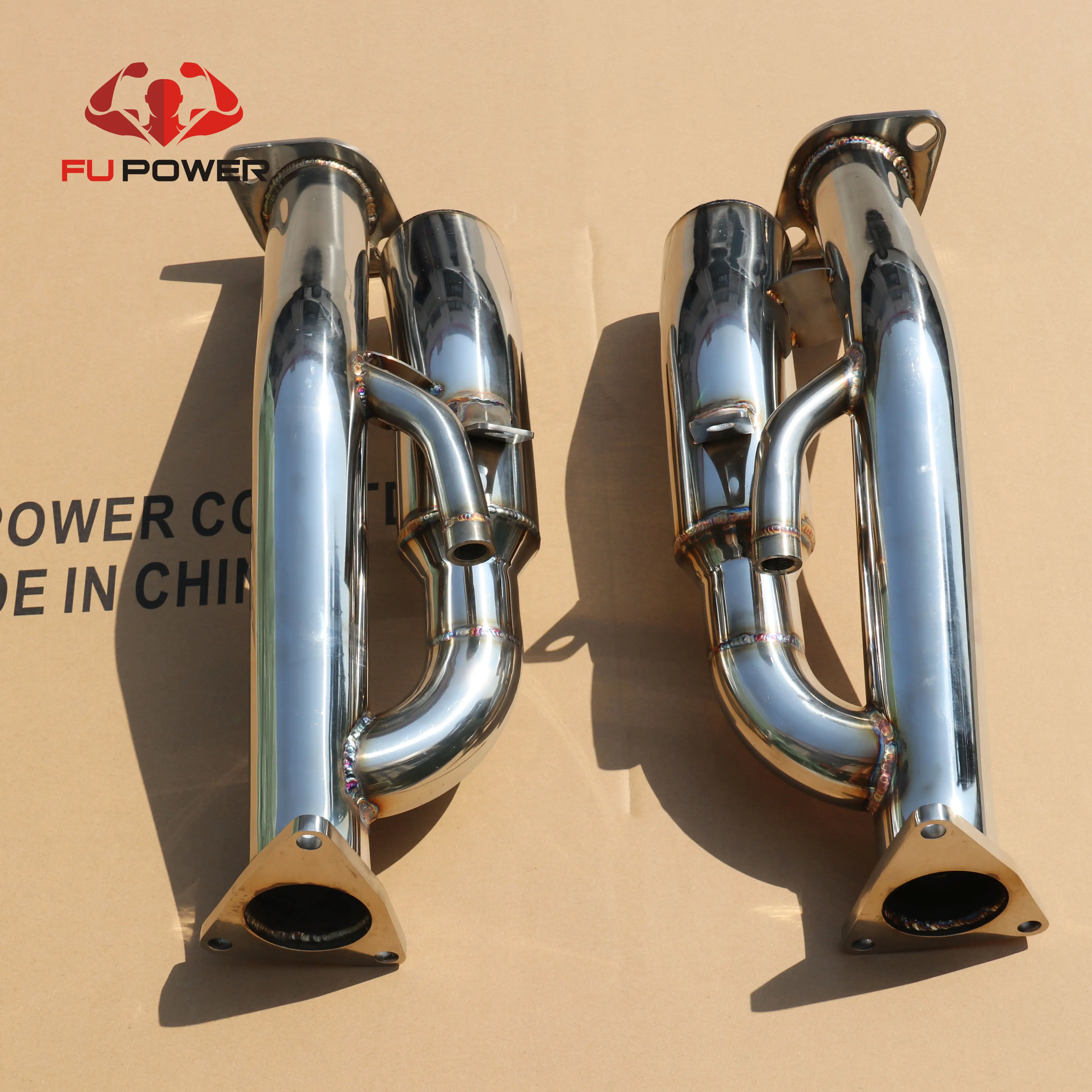 TITANIUM Back pressured downpipes VQ35HR VQ37VHR - 350Z 370Z Q40 Q60 RWD