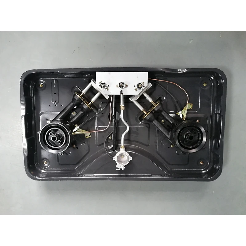 Built In 7MM/8MM Tempered Glass Surface Gas Cooker Stove Oven with 3 burner Gas Stove Hob