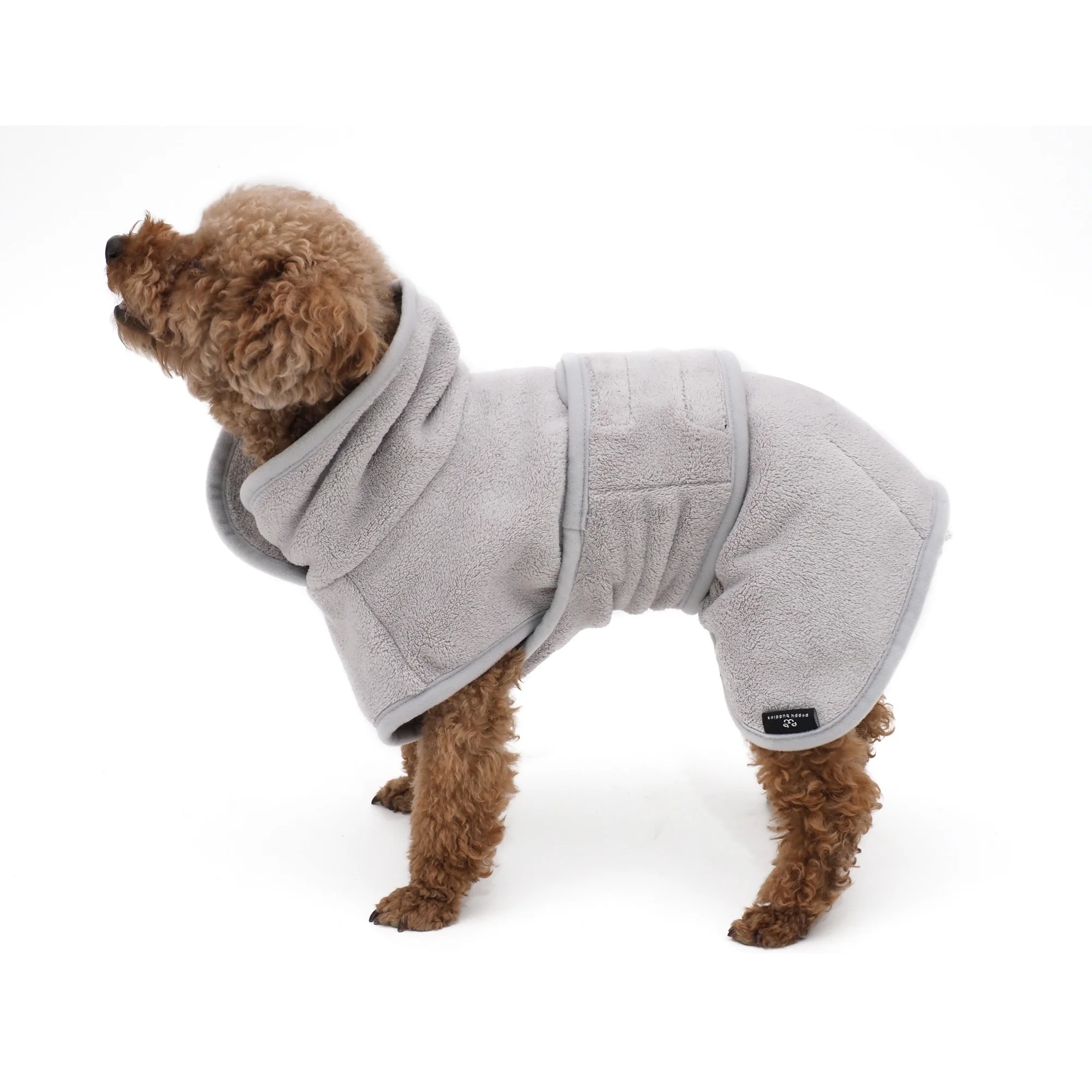 LS Factory Wholesale Customize Dog Drying Coat Microfiber Fast Drying Super Absorbent Dog Bathrobe Towel